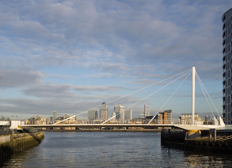 Greenwich Reach Swing Bridge, Deptford, London. 1 of 15.