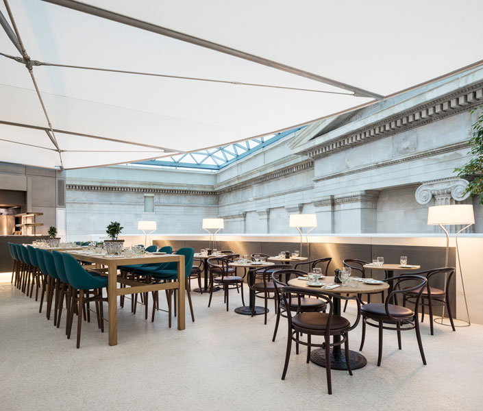Tables underneath canopy. 4 of 10.