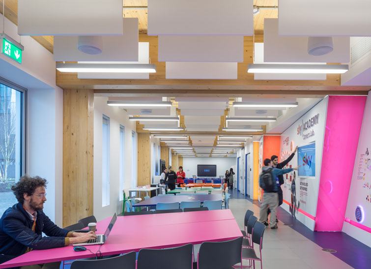 Interior photography showing open plan meeting space. 5 of 10.
