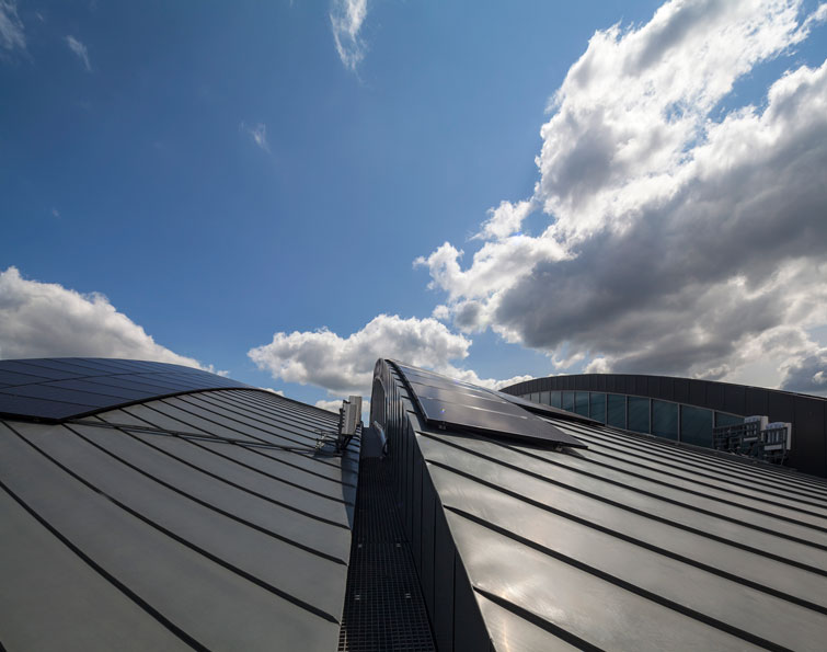 Exterior rooftop cladding. 17 of 20