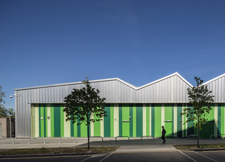 Elevational photographer; coloured facade panels, 03 of 18