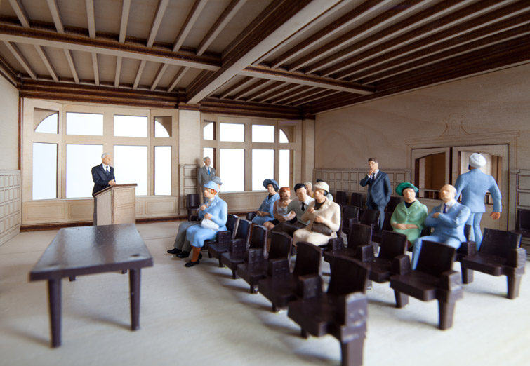 Interior model courtroom photo, 04 of 18