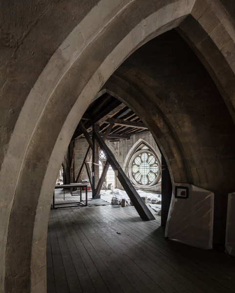 Triforium before fit-out, 04 of 27