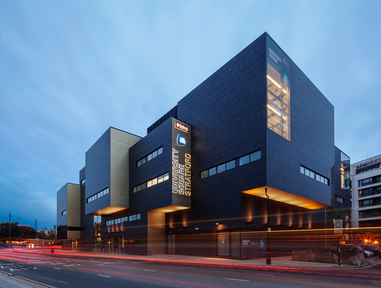 Exterior facade at dusk, 05 of 07