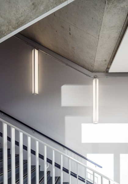 Metal balustrade concrete soffit detail. 06 of 09