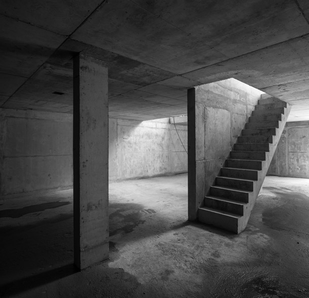 Concrete structure in monochrome, 07 of 24