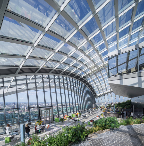 Sky Lounge, with public space and restaurant, 09 of 12