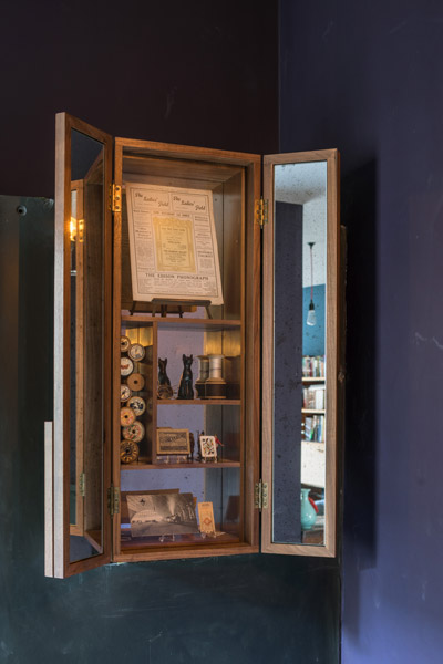 Art box installation, containing the story of the project, 11 of 18