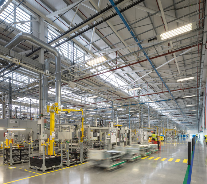 Factory interior north facing roof lights, 09 of 09