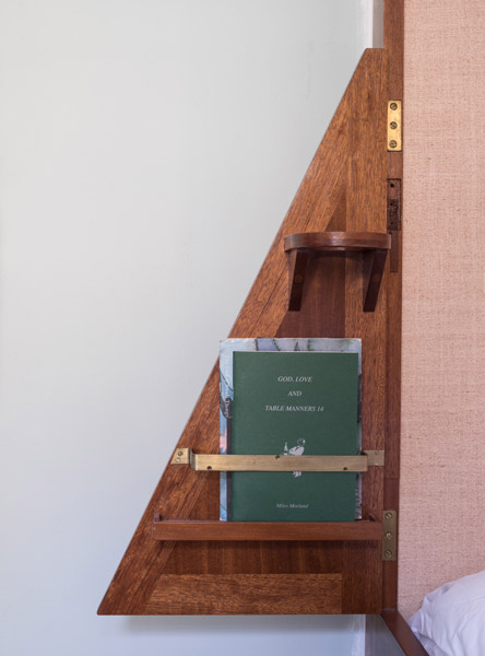 Custom bed design with book holders, 14 of 17