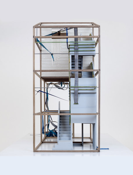 Interior fabric artworks, multi level photograph, 14 of 18