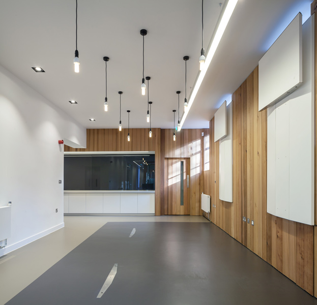Tables folded away, interior, 14 of 14