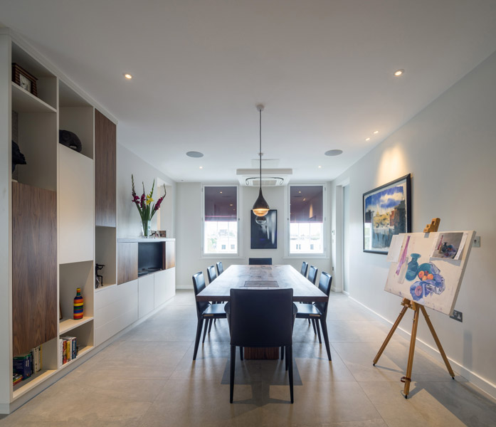 Interior shot of dining area, 15 of 24