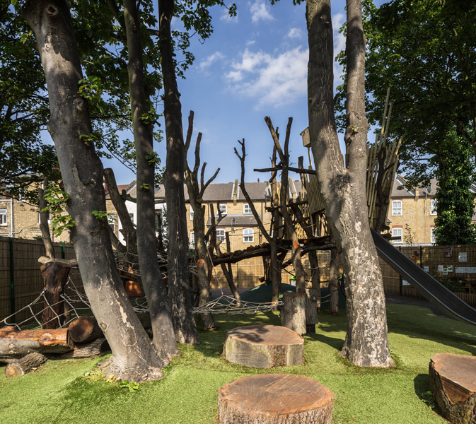 London timber structure, featured as part of the playground, 15 of 24