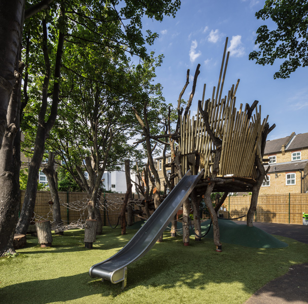Timber clad slide structure, 16 of 24