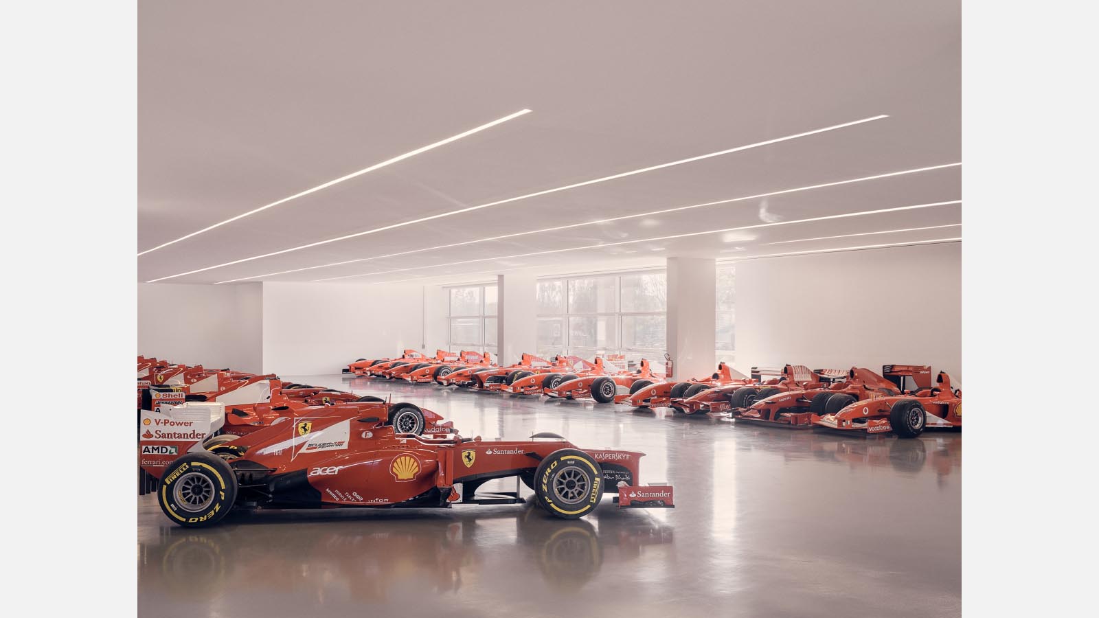 Corse Clienti Building photographed for Ferrari