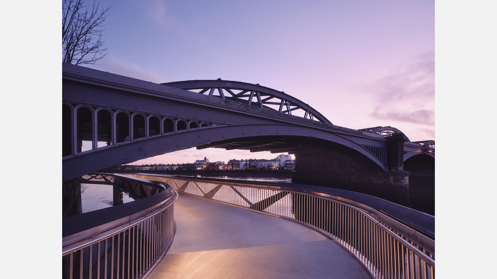 Dukes Meadows Bridge, London, By Moxon Architects