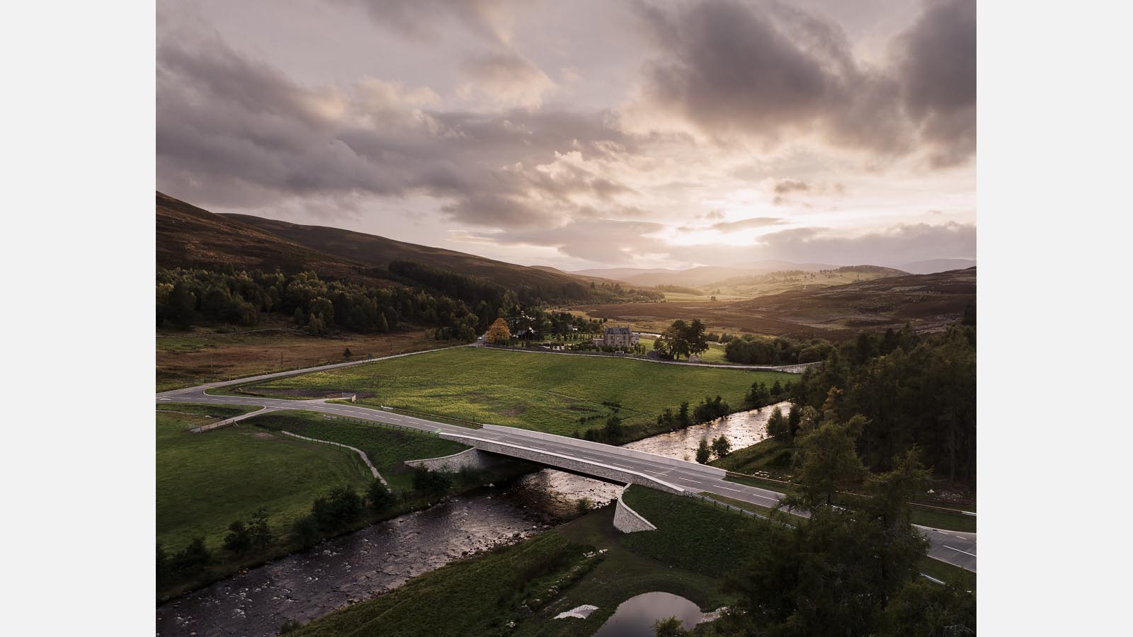 Gaernshiel Bridge Photographed For Moxon Architects